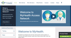 Desktop Screenshot of myhealthaccess.net